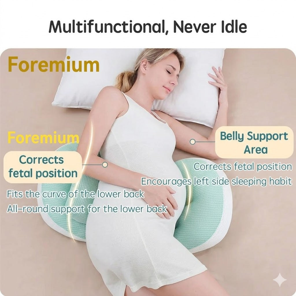 Foremium™ Pregnancy & Side Sleeper Pillow